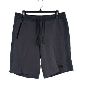 The North Face Mens Gray Drawstring Shorts Size 34 Adjustable Fit